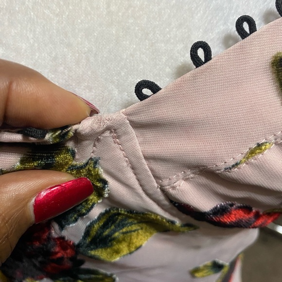 NWT Floral Devoré Underwire Midi Dress - Picture 6 of 6